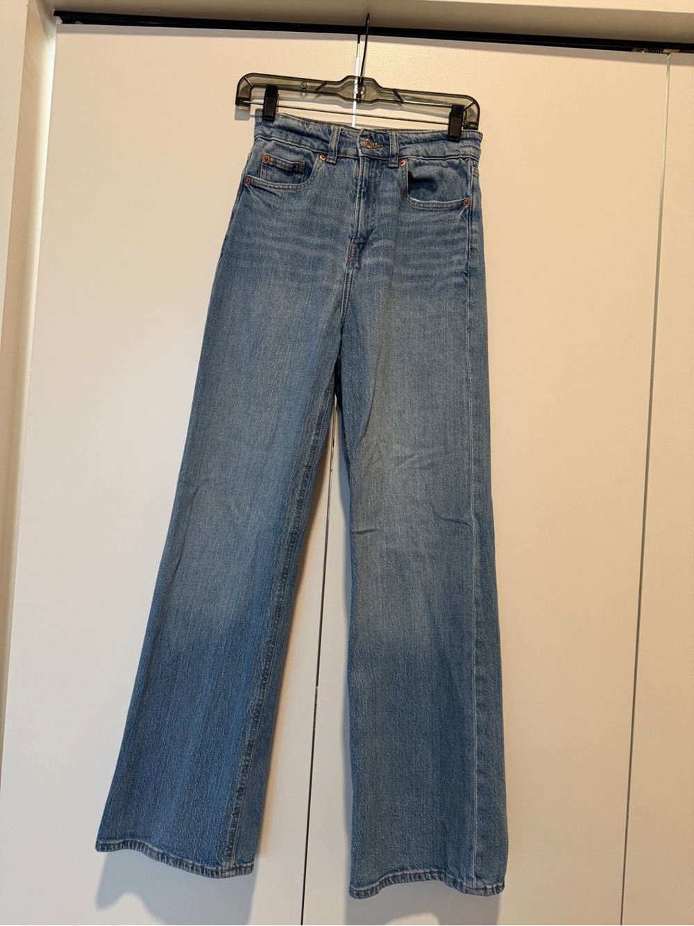 H&M Light Blue Wide Leg Jeans